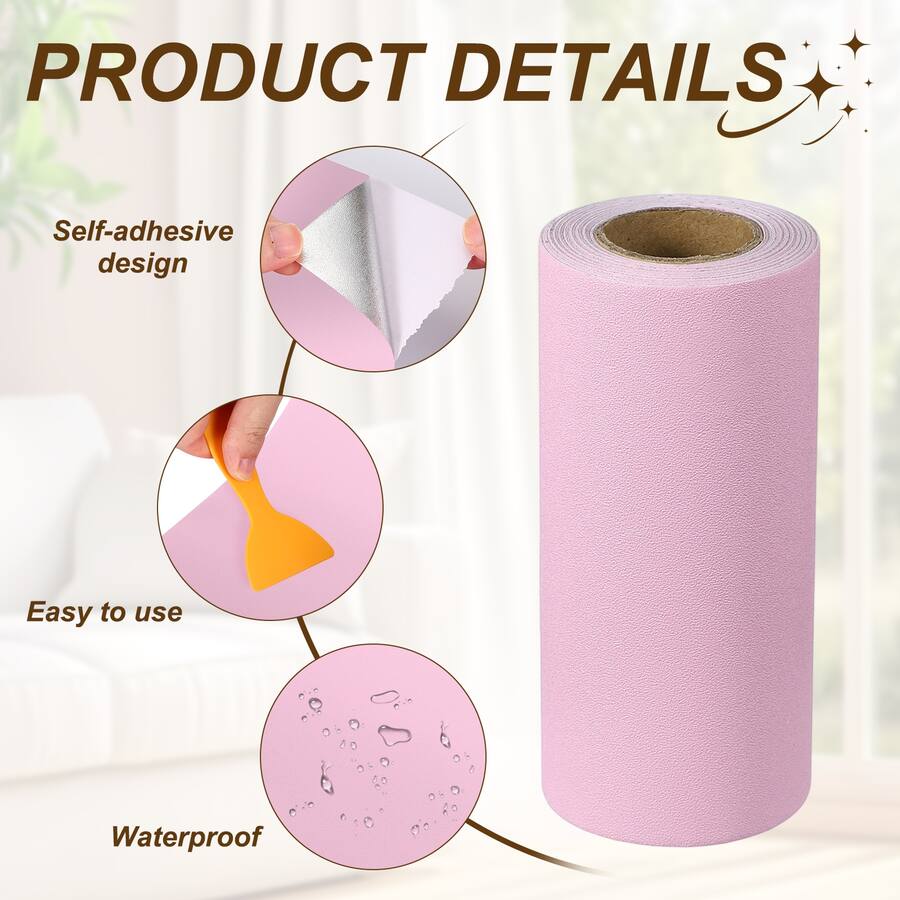 Simple Fun Designs Unique Bargains Wallpaper Border Peel and Stick 3.9x196 Inch Self ...