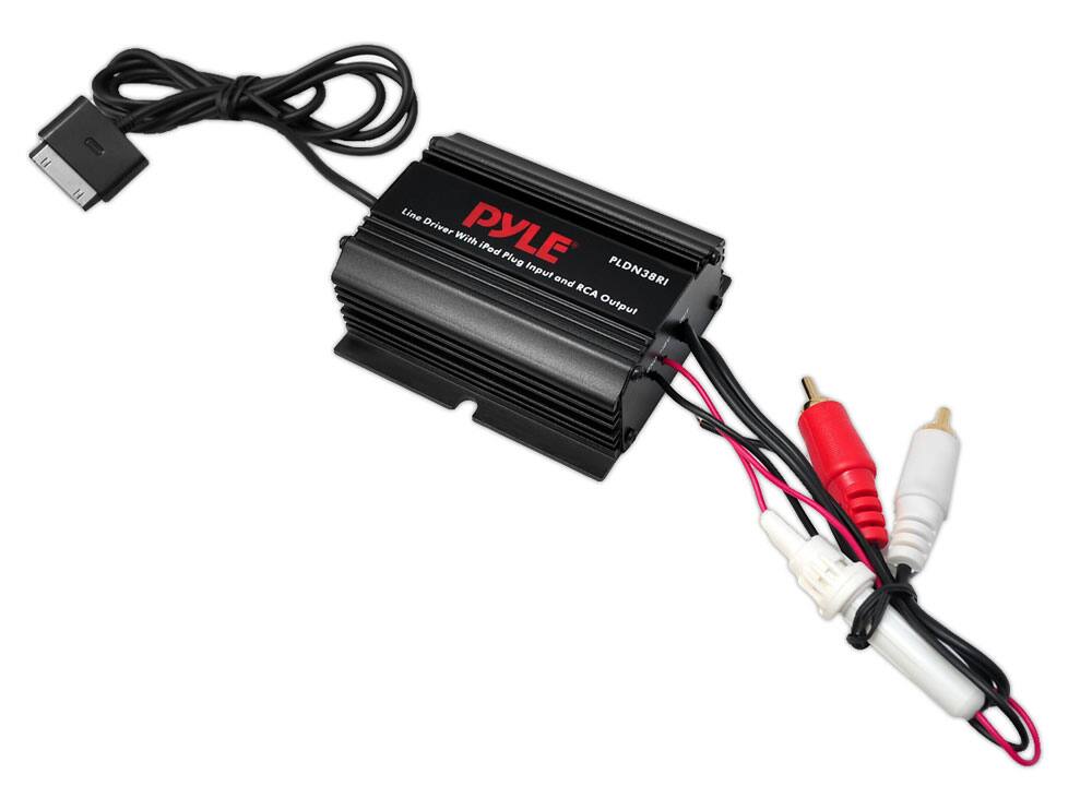 Pyle - PLDN38RI iPod Direct To RCA Stereo Audio Ground Loop Isolator/Audio Line Driver