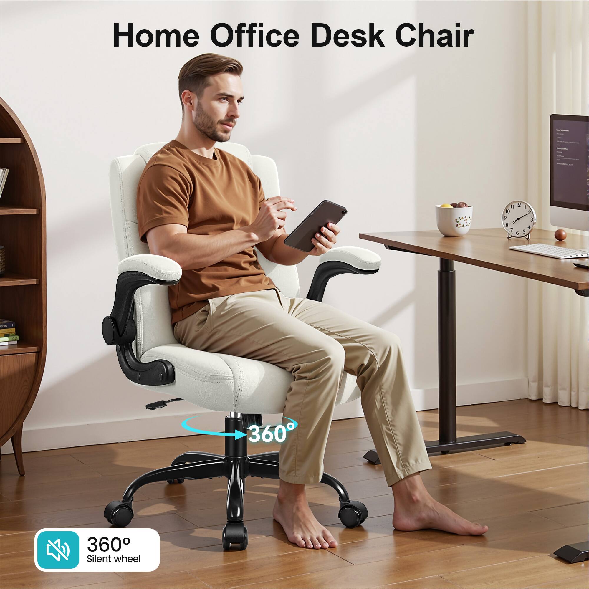 Home Office Desk Chair

360° Silent wheel