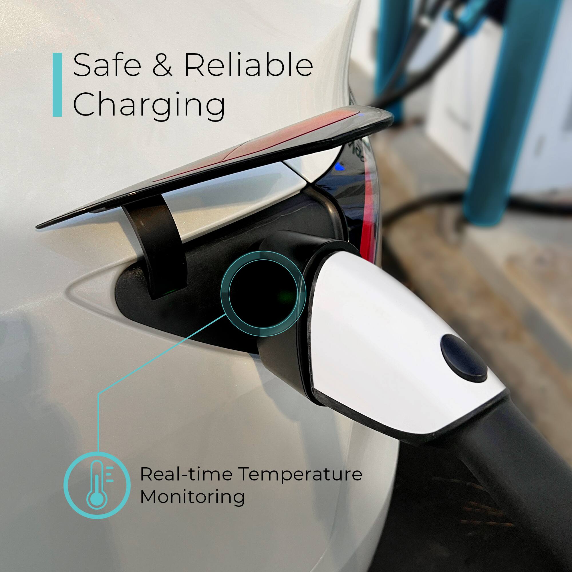Safe & Reliable Charging Real-time Temperature Monitoring