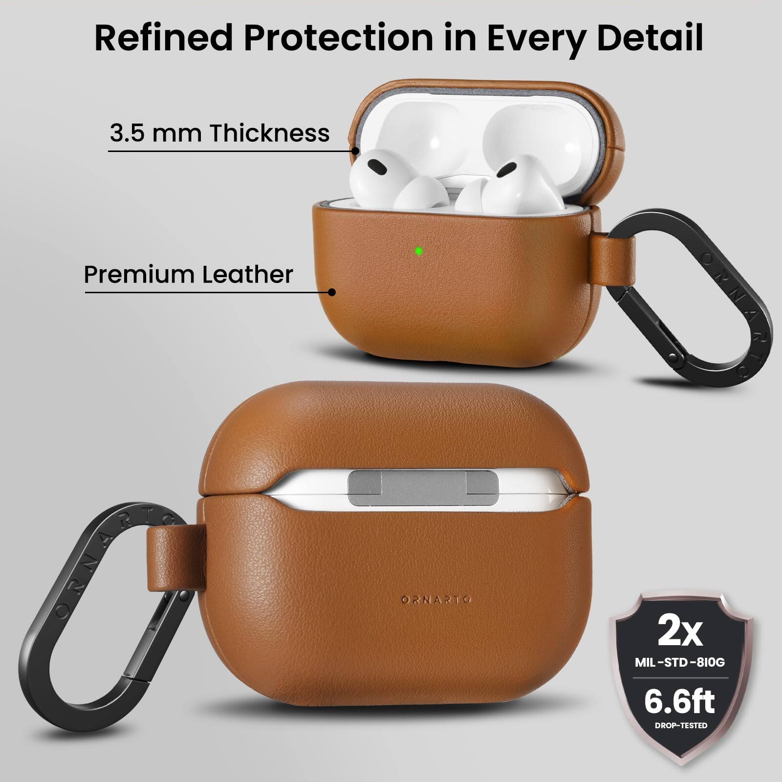 Refined Protection in Every Detail

3.5 mm Thickness

Premium Leather

2x MIL-STD-810G 6.6ft DROP-TESTED