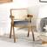 Alt View 2. Costway - Set of 4 Rattan Accent Chairs Leathaire Dining Chairs Modern Living Room Chairs - Gray + Natural.