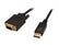 Front. Nippon Labs - Nippon Labs DP-VGA-6 6 ft. DP DisplayPort Male to VGA Male 28 AWG Adapter Cable, Black.