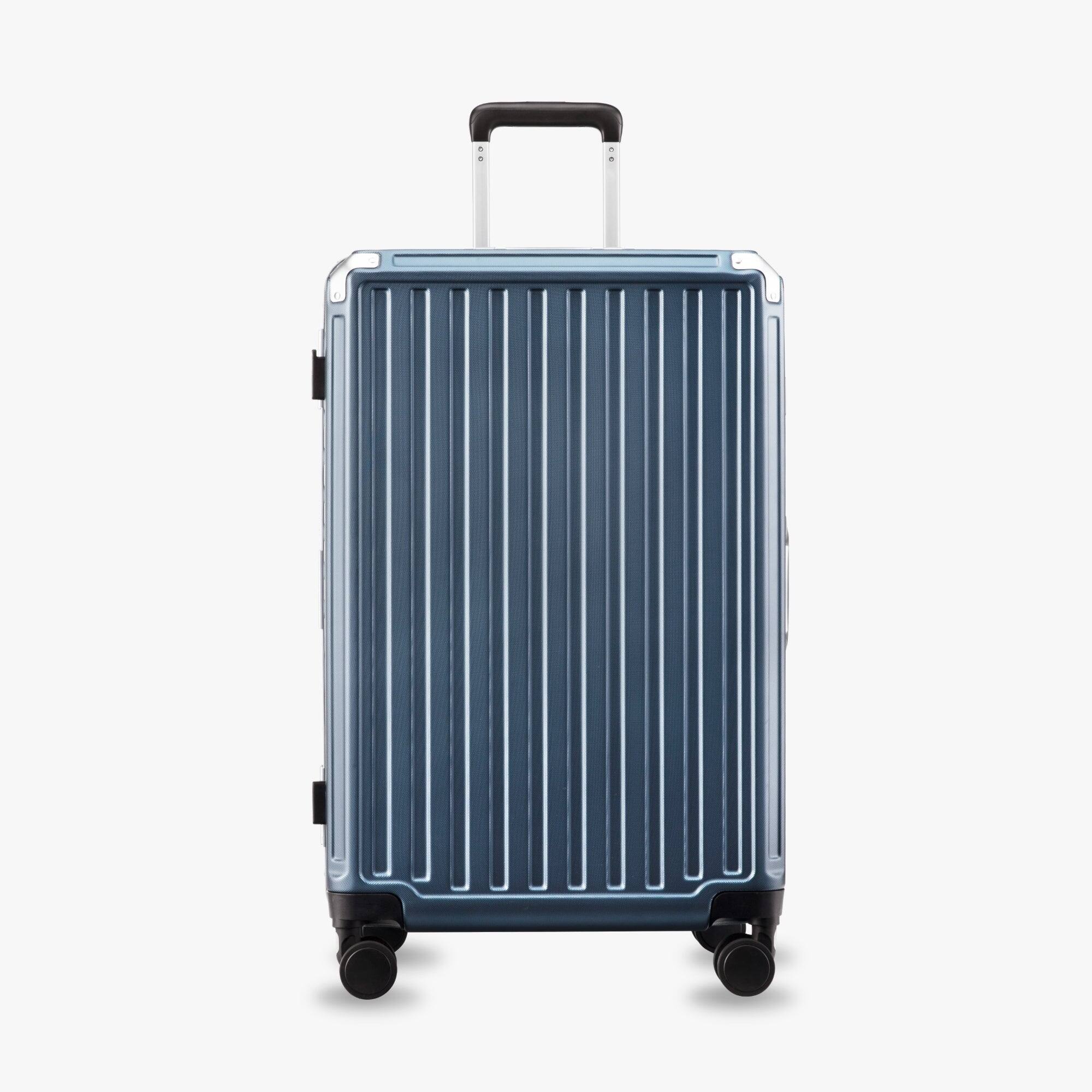 Alt View 8. LUGGEX - LUGGEX 20 28 Inch 8010S Aluminum Zipperless Polycarbonate Luggage Set - ZX-Core - Blue.