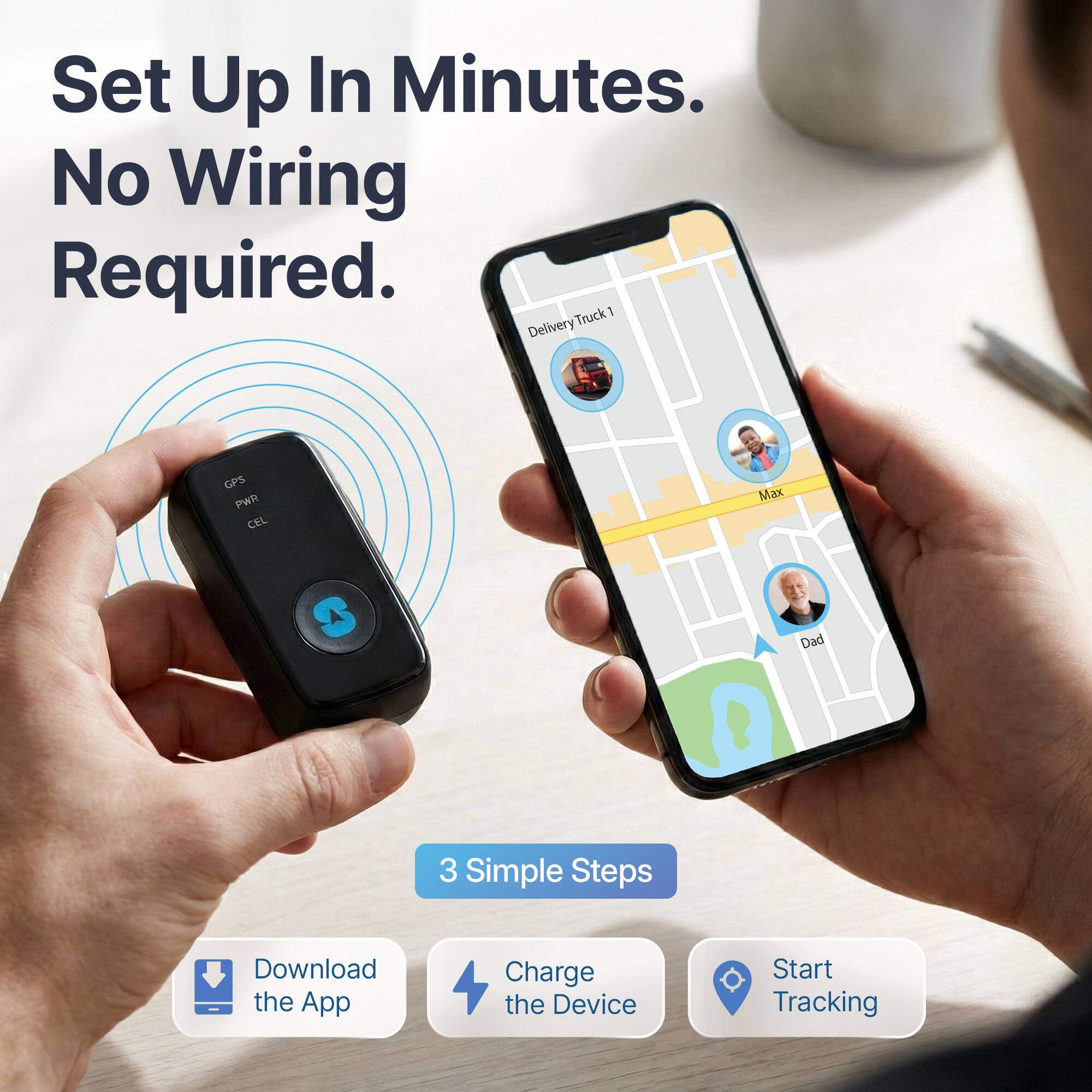 Spytec GPS Atlas Mini GPS Tracker for Vehicles Cars Trucks with