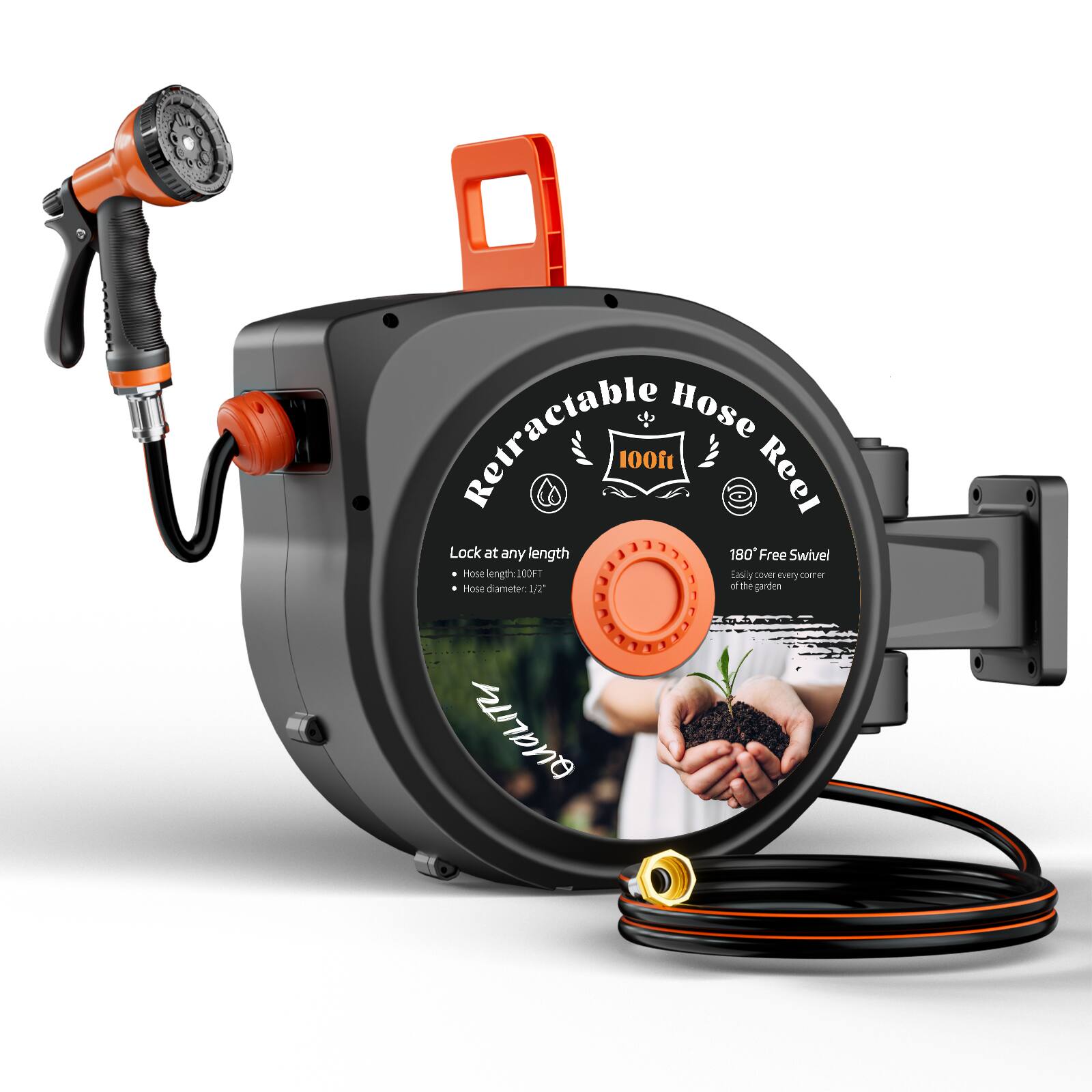 Circus Cirle - 180°Swivel Garden Hose Reel