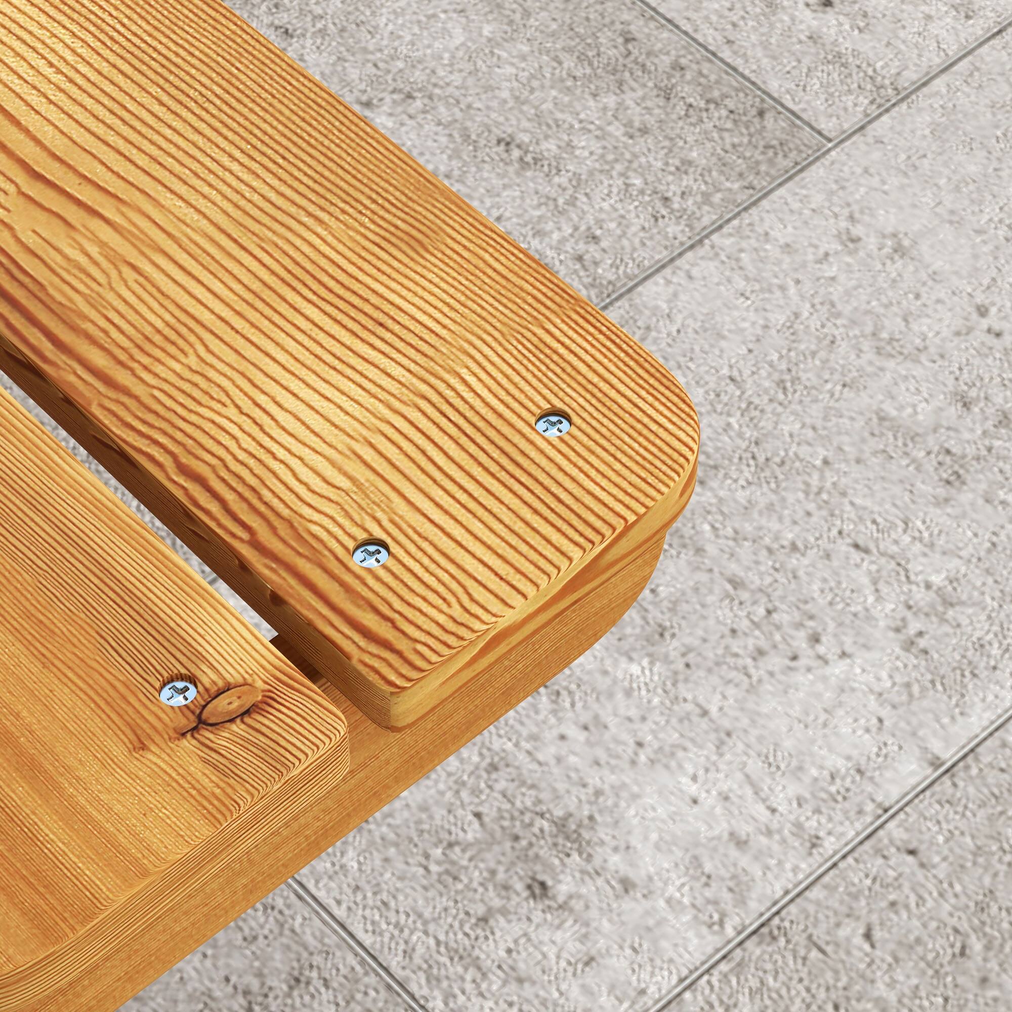 Alt View 4. Outsunny - Kids Picnic Table with Foldable Umbrella, 3 in 1 Sand/Water Activity Table with 2 Play Boxes, Removable Top - Teak.