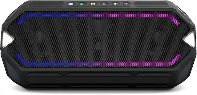 Front. Altec Lansing - Altec Lansing HYDRABOOM Bluetooth Speaker Black - Black.