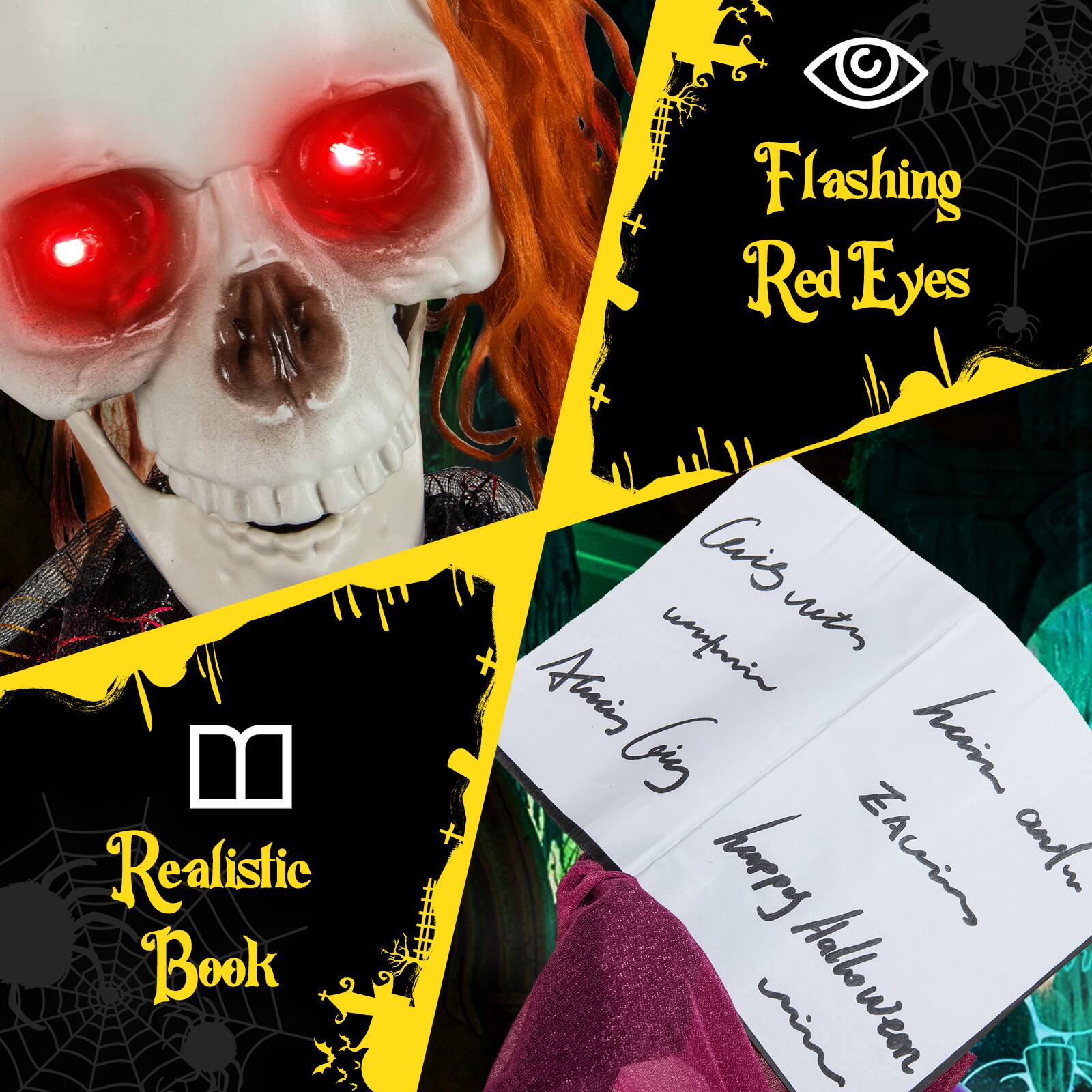 Flashing Red Eyes  
Realistic Book  

Luis Uonpuin  
Wts Alnin Coin  
Huin Bepu  
EAwin Andi  
Anloweon  
Aallo N Wem  

Luis Goy  
Zacuin  
Happy Halloween