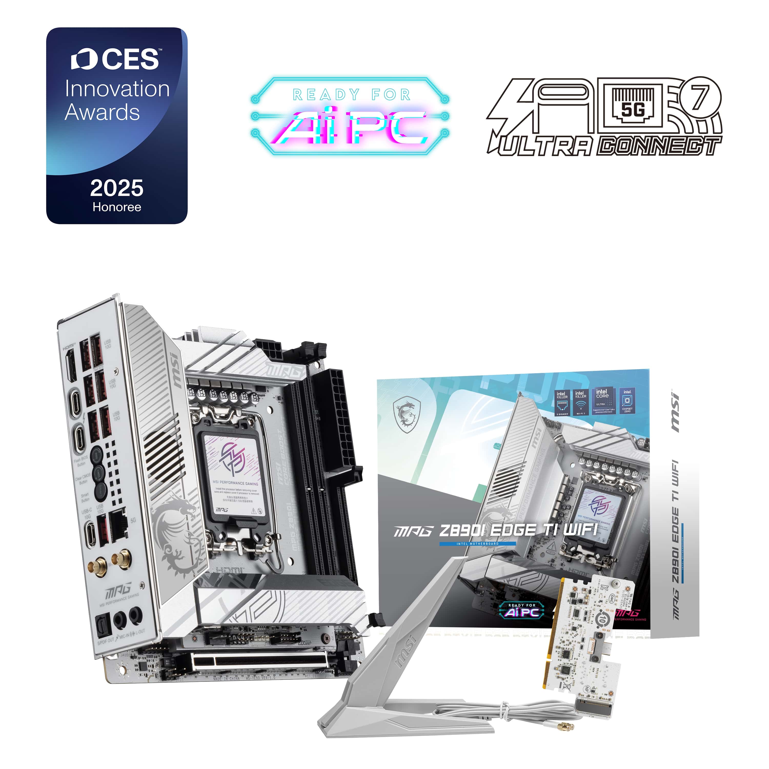 CES Innovation Awards, READY FOR APC, 40 5G ULTRA CONNECT, 2025 Honoree, MRG ZB90 EDGE TI WIFI, AIPC, MRG ZB90 EDGE TI WIFI