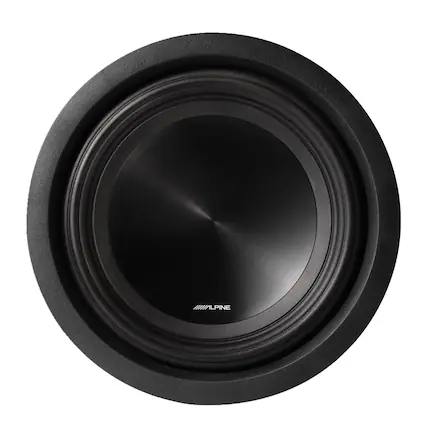 Front. Alpine - Alpine SWT-10S2 10" Subwoofer (2 Ohm) - Black.