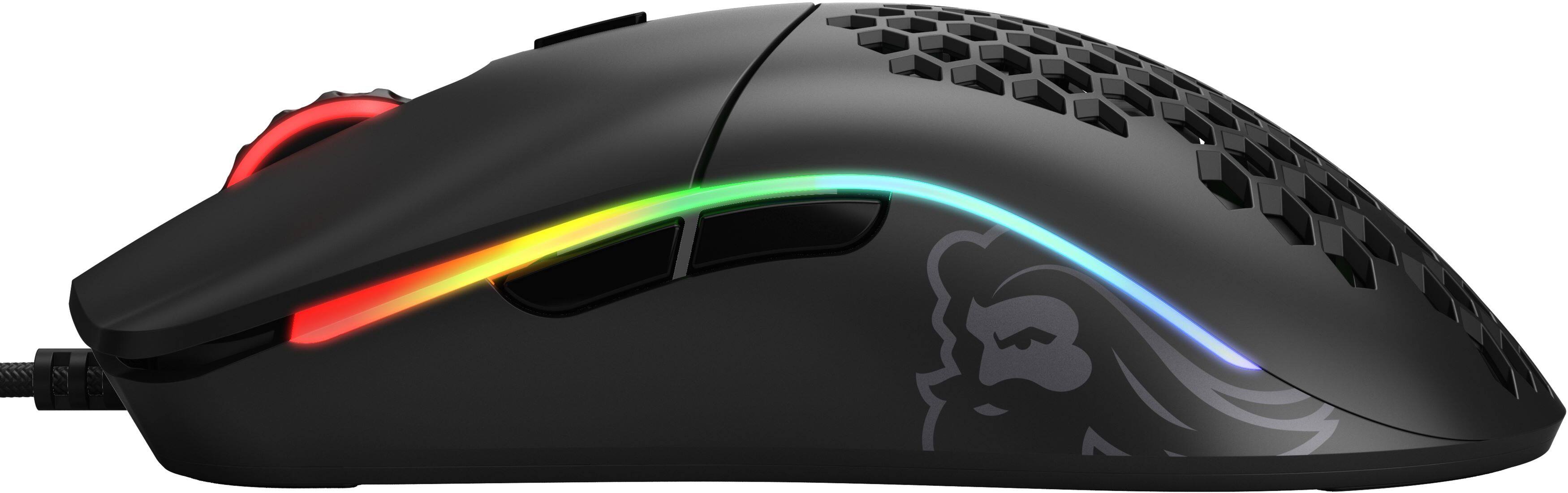 Alt View 11. Glorious - Model O Wired Optical Honeycomb RGB Gaming Mouse - Matte Black.