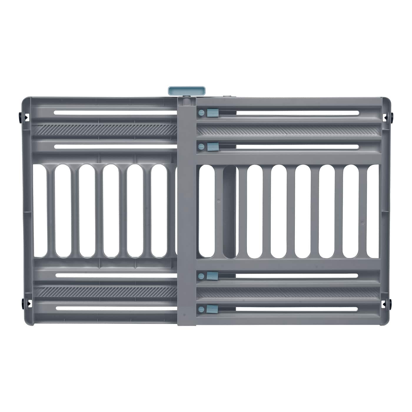 IRIS USA - 24"-39" Portable Plastic Expandable Pet Gate, Adjustable Pet Barrier, 25" Tall