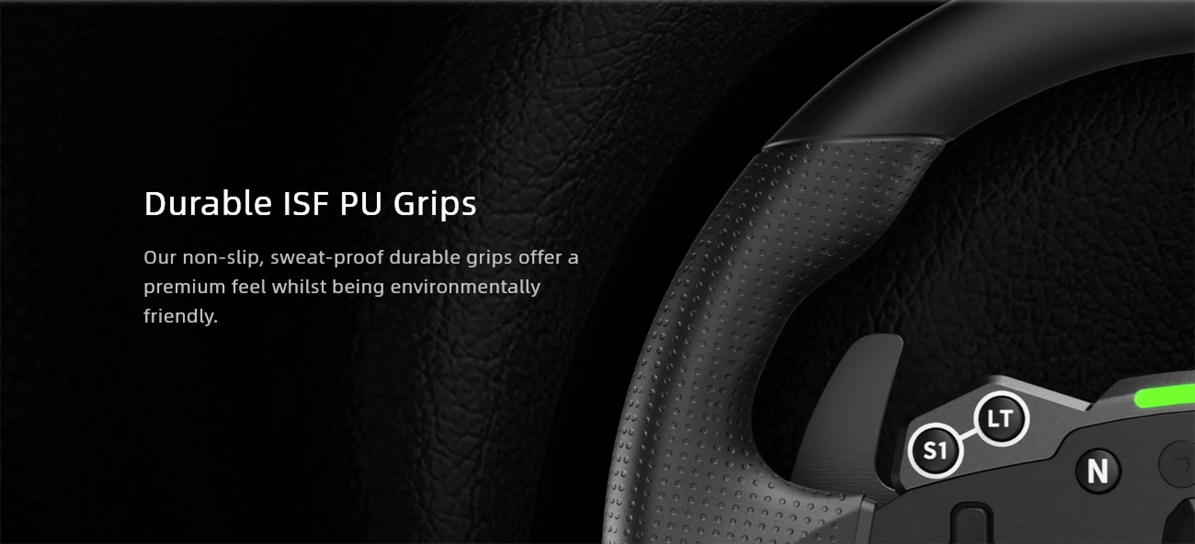 Durable ISF PU Grips

Our non-slip, sweat-proof durable grips offer a premium feel whilst being environmentally friendly.

S1 LT N