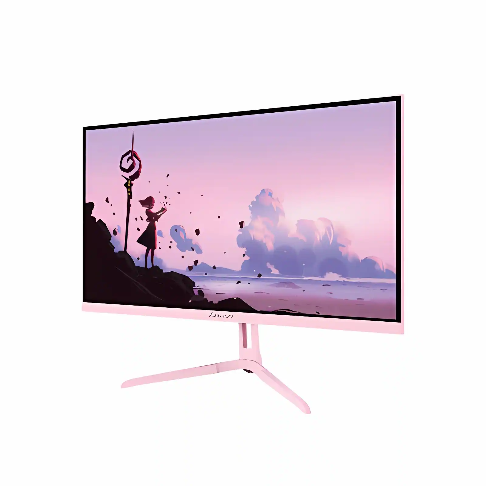 Front. Arozzi - Arozzi – Nova 24" IPS Full HD 200Hz Gaming Monitor – Pink - Pink.