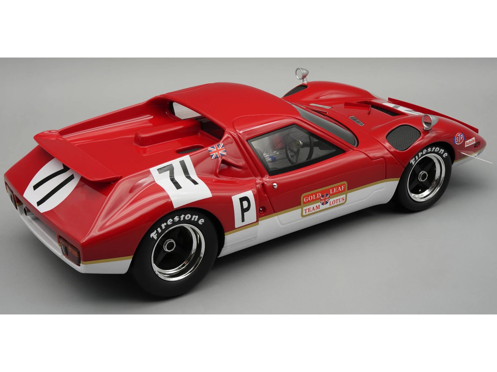 22 ZAN 70 P Firestone  
LEAF GOLD LOTUS TEAM  
STP Autolite Firestone MOBICOLOGY