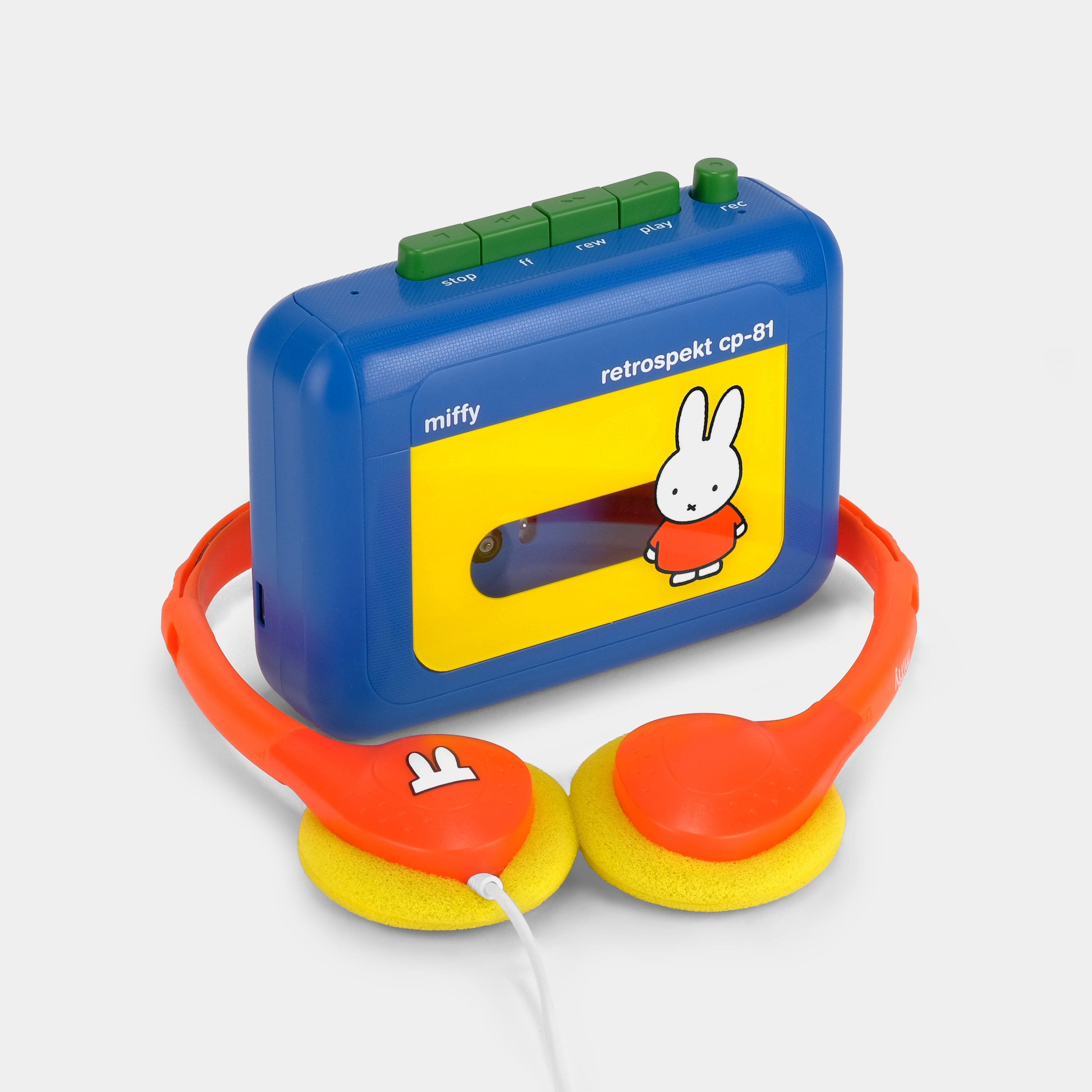 Miffy + Retrospekt CP-81 Portable Cassette Player - Blue