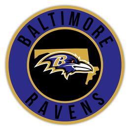Fan Creations - Baltimore Ravens 15" State Circle Sign - Multicolor