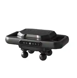 Cluzine - 4-Head Deep Tissue Massager, 9600 RPM High-Power Percussion Massager with 20 Speeds for Full-Body