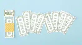 Forum Novelties - Phoney Money $5 Bills 50/Pack Play Prop - Green