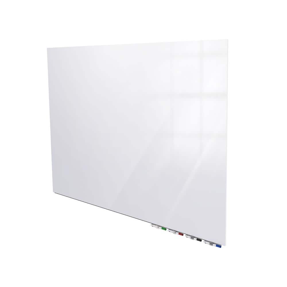 Ghent - Aria 2'H x 3'W Glass Board, Surface, Horizontal, 4 Markers and Eraser - White