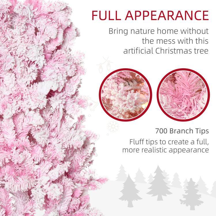 FULL APPEARANCE  
Bring nature home without the mess with this artificial Christmas tree  

700 Branch Tips  
Fluff tips to create a full, more realistic appearance