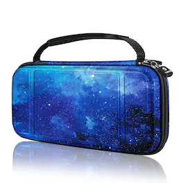 Kitcheniva - Hard Shell Carry Case For Nintendo Switch Lite 2019 Accessories Storage Bag - Starry Sky