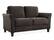 Angle. Lifestyle Solutions - Westin Two Seat Curved Arm Microfiber Loveseat - Coffee.
