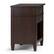 Alt View 15. Simpli Home - Carlton Bedside Table - Dark Tobacco Brown.