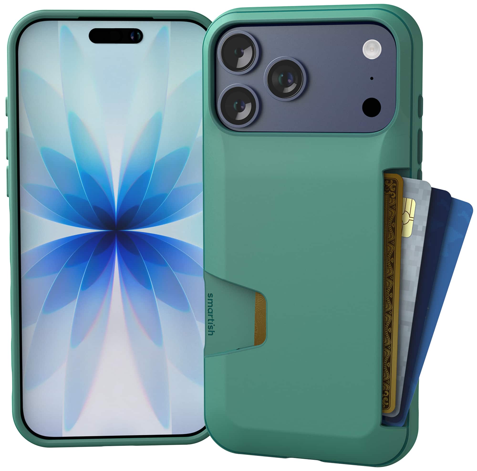 Smartish - iPhone 17 Pro Max Wallet Case - Wallet Slayer Vol 1 - Slim Grip Card Holder Cover - So Jaded