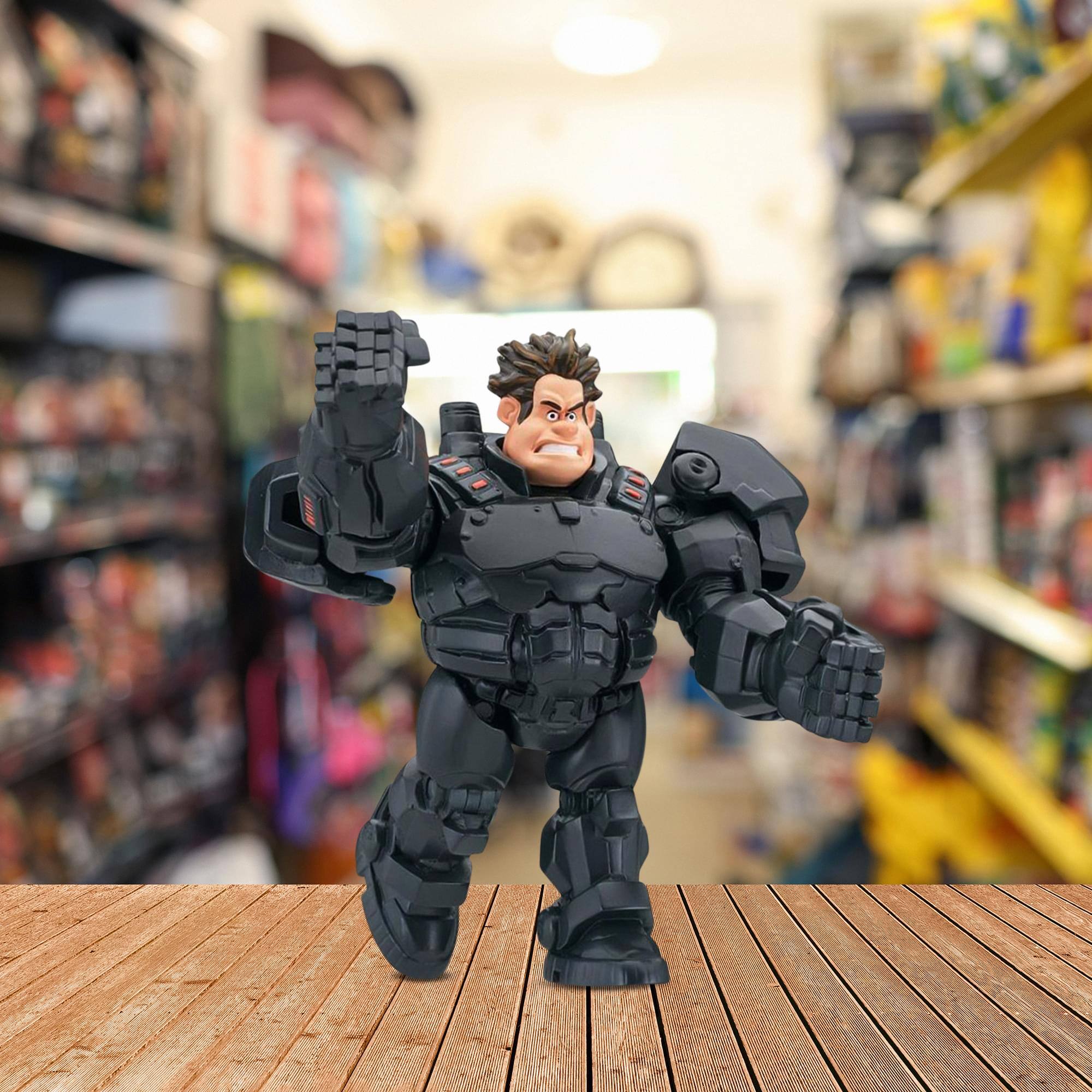 Alt View 3. Disney - Disney Wreck-It Ralph Heros Duty Wreck-It Ralph Action Figure - Black.