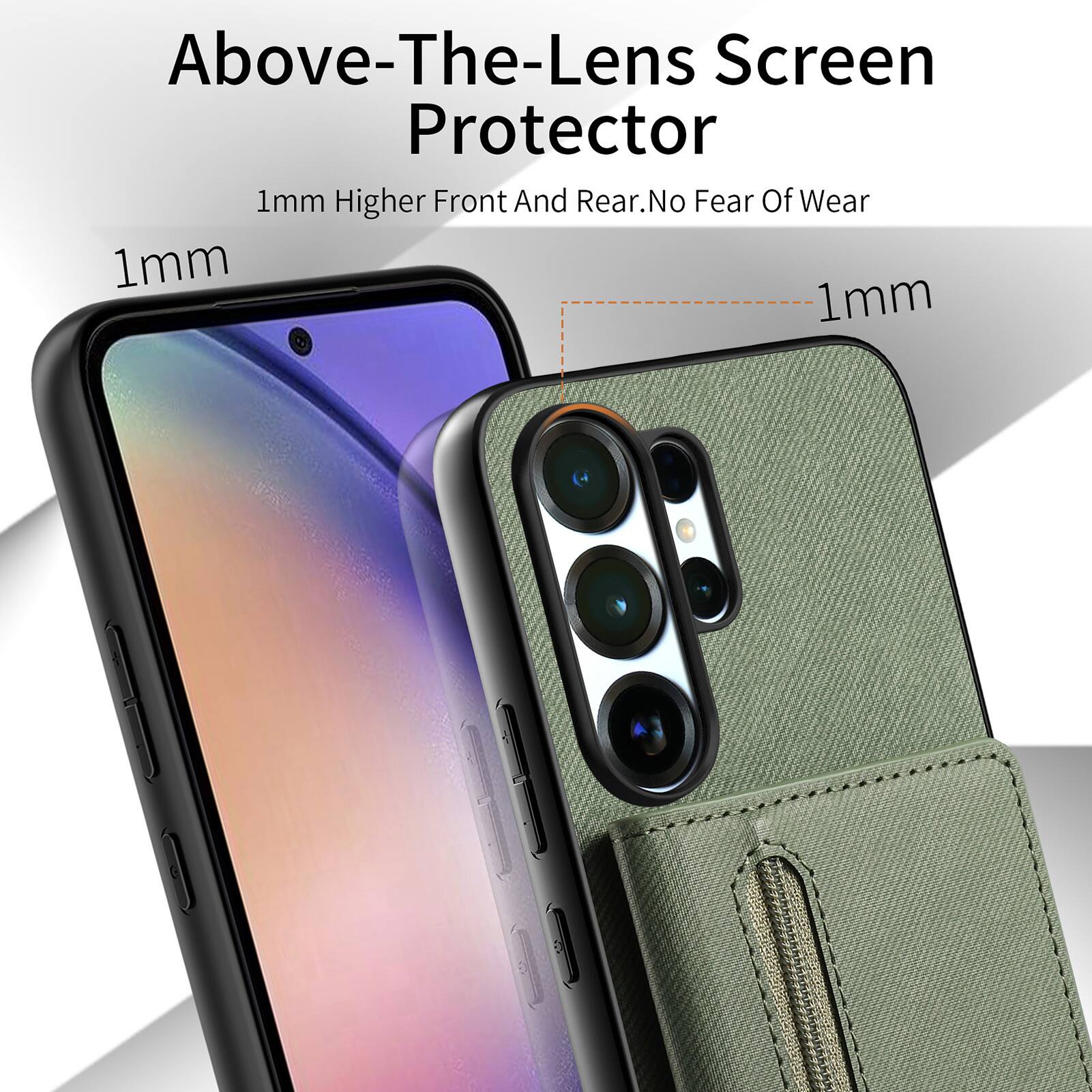 Above-The-Lens Screen Protector  
1mm Higher Front And Rear. No Fear Of Wear