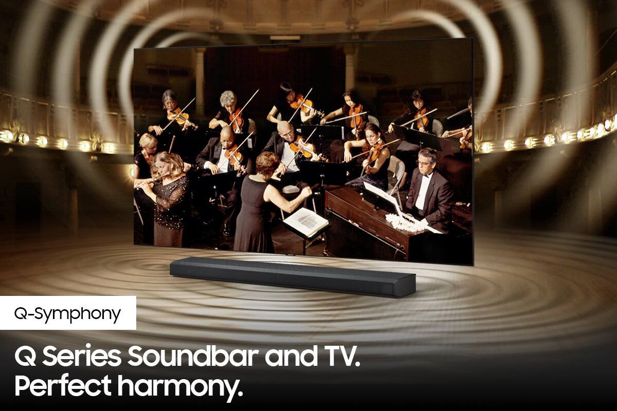 Alt View 19. Samsung - HW-Q900A 7.1.2ch Soundbar with Dolby Atmos - Black.