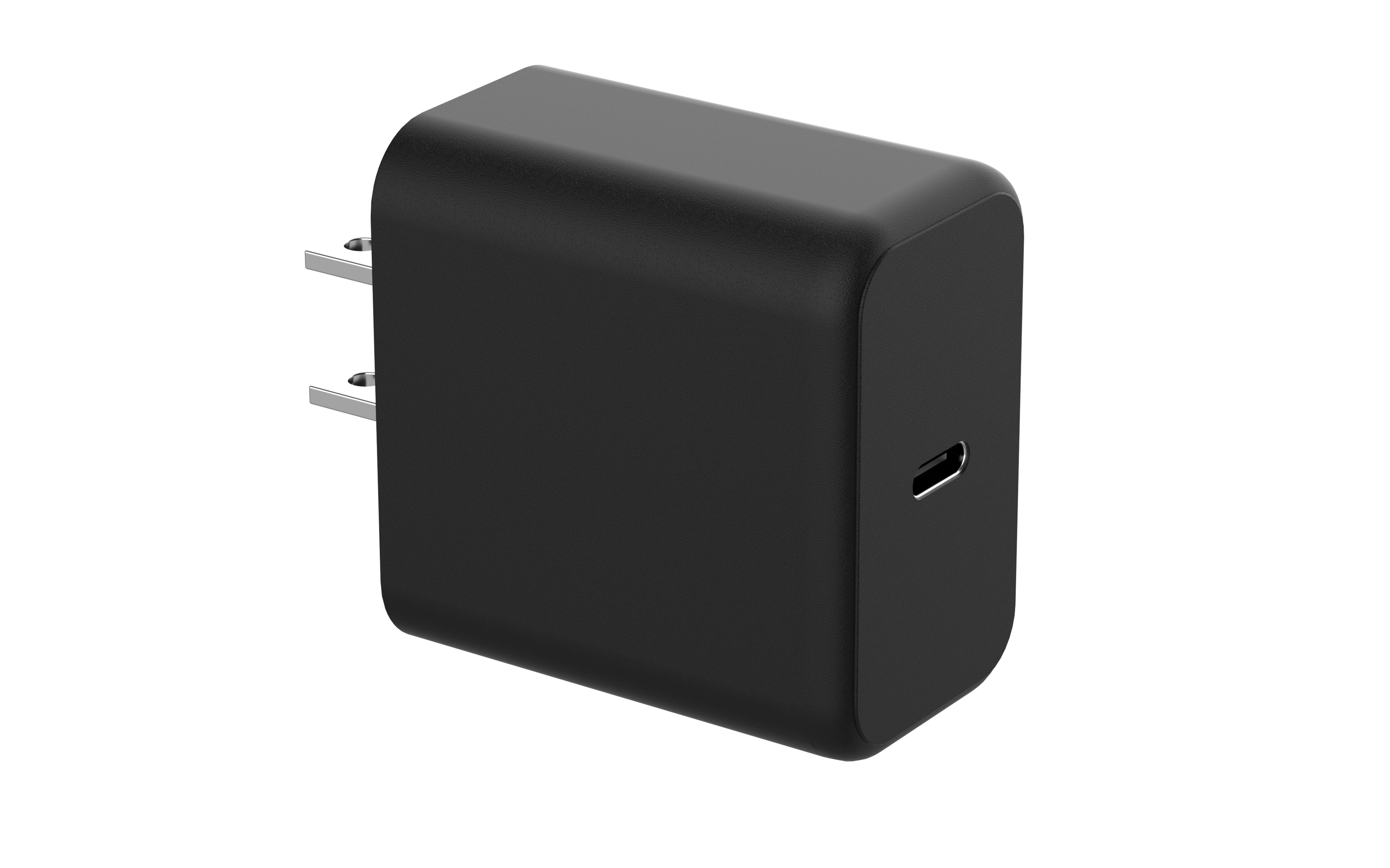 Left. Biogenik - 65W AC Wall Charger w/ 5ft USB - C to USB - C Cable.
