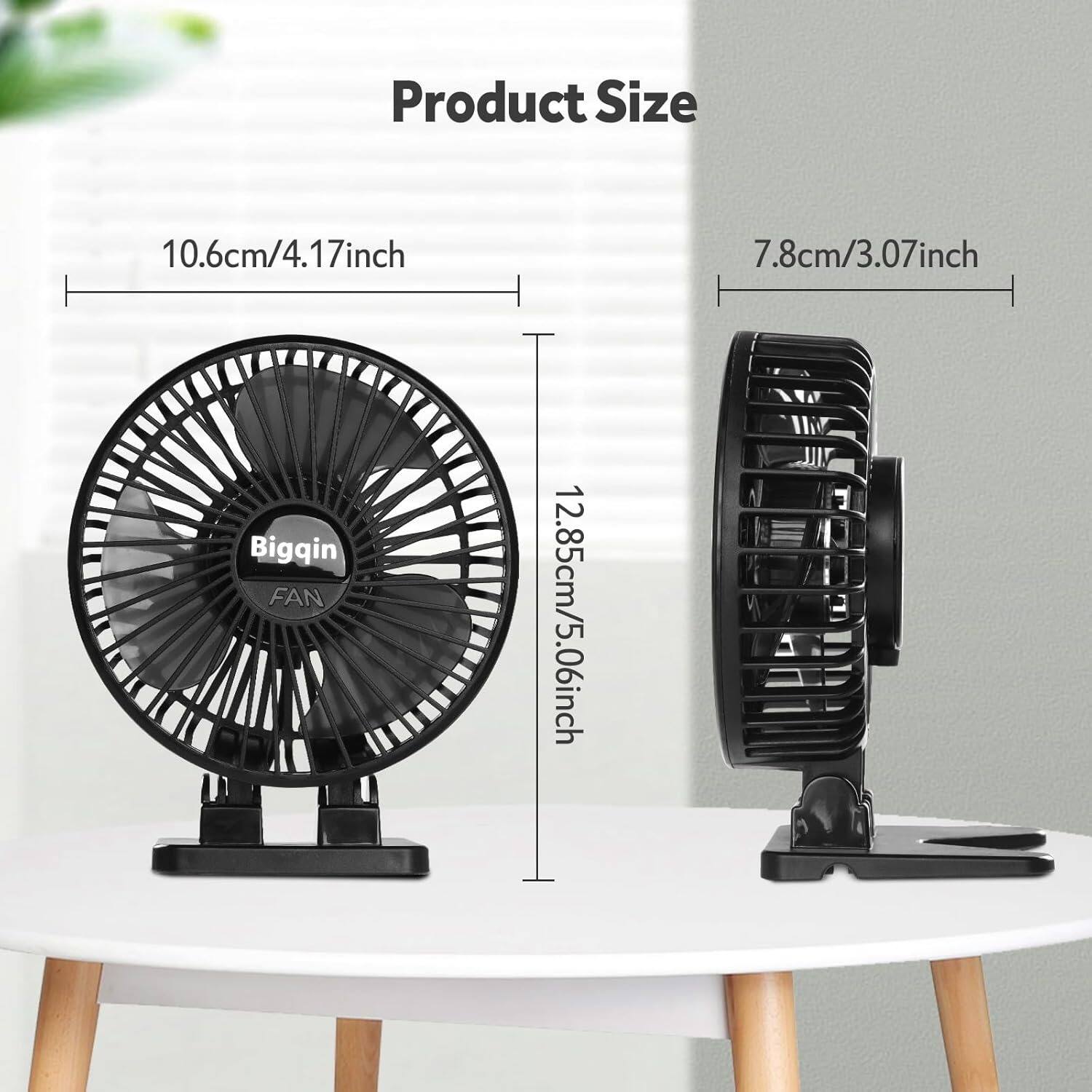Product Size: 10.6cm/4.17inch, 7.8cm/3.07inch, 12.85cm/5.06inch

Biggin FAN