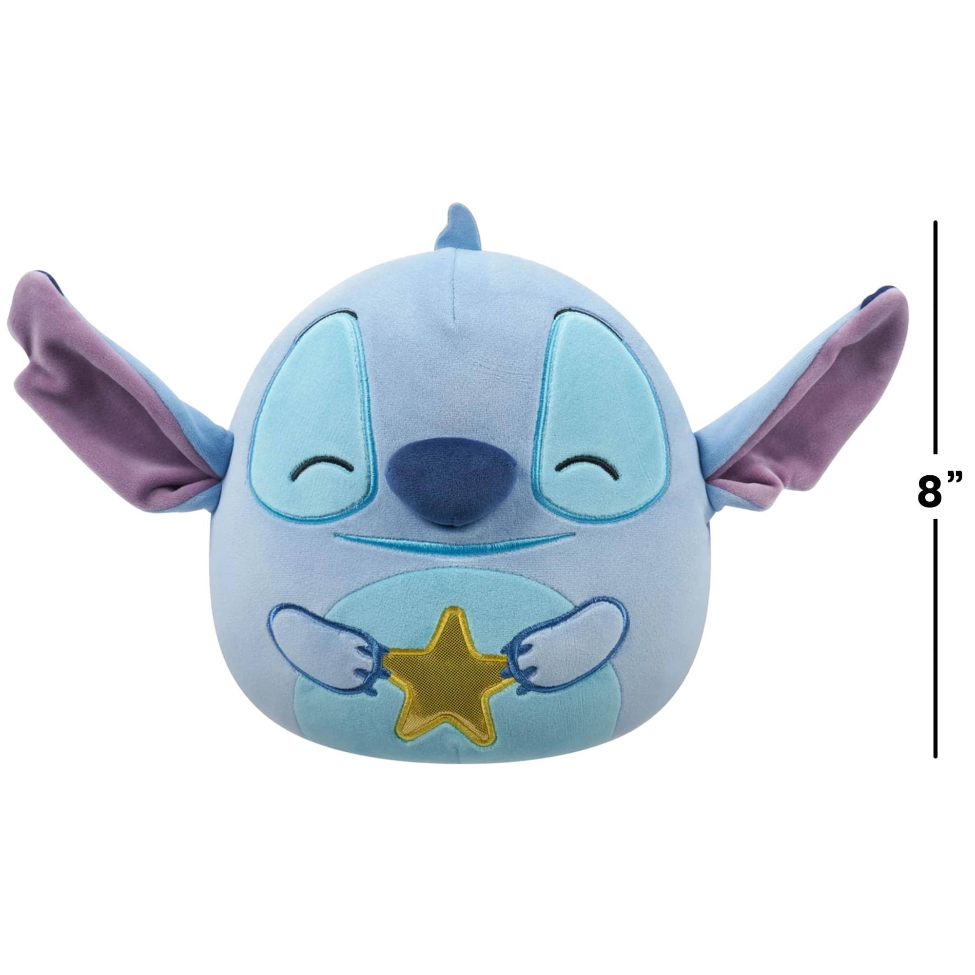 Alt View 10. Disney - Squishmallows Disney 8 Inch Plush | Stitch with Star - Blue.