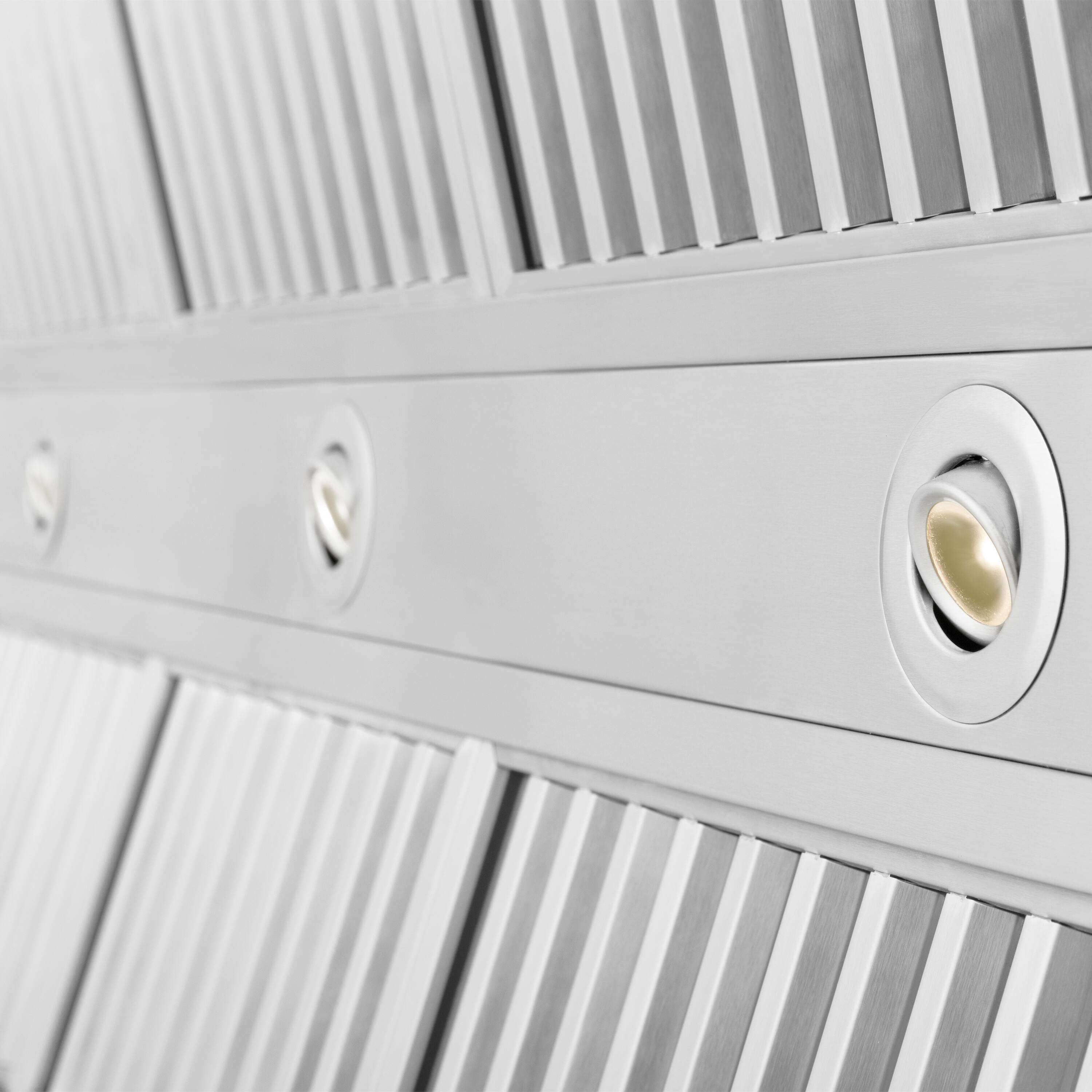 Alt View 2. ZLINE - ZLINE 58" Ducted Wall Mount Range Hood Insert in Stainless Steel (721-58) - Stainless Steel.