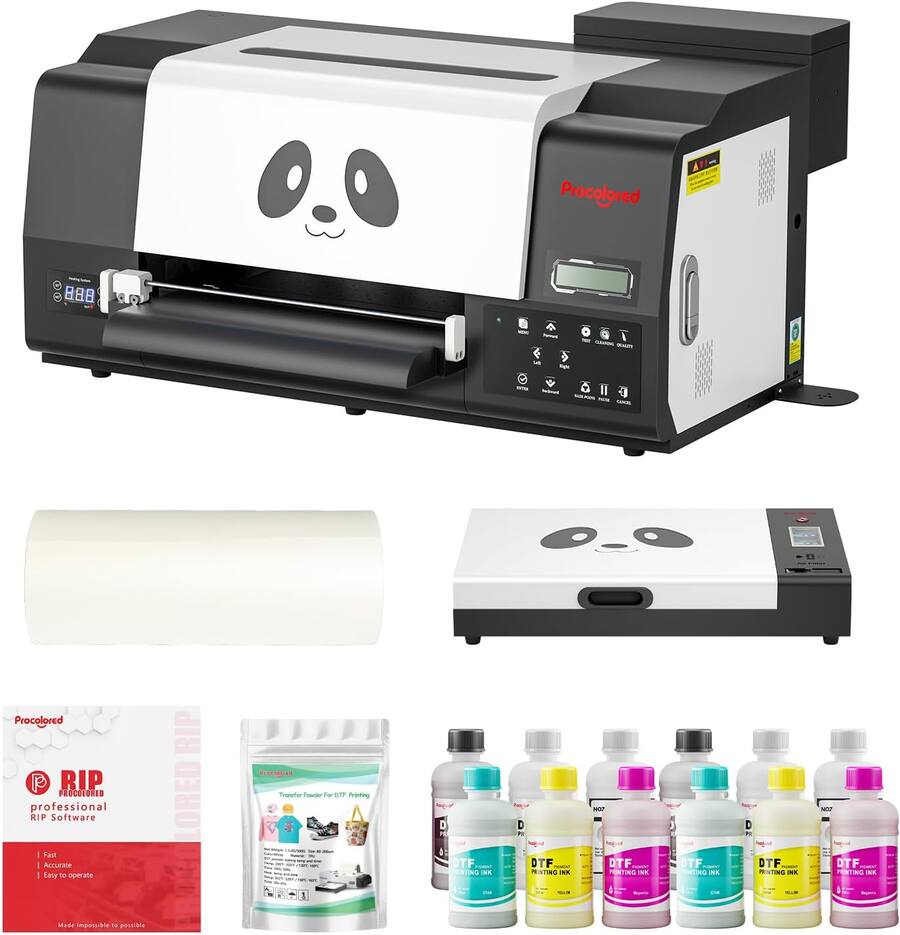 Pr Rip Software Procolored Procolored F13 Pro Panda DTF Printer A3 Dual XP600 13