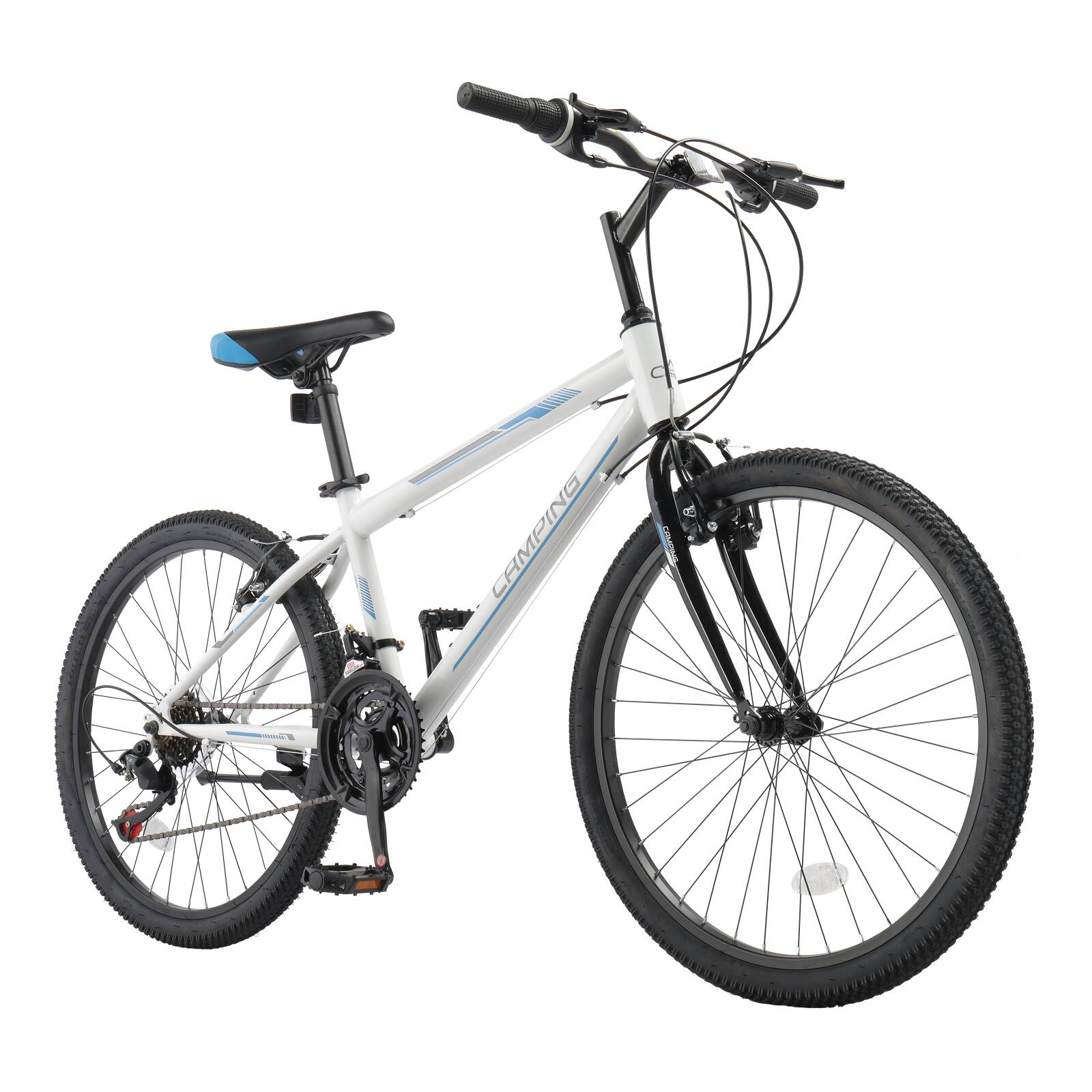 Back. Winado - 24 inch Mountain Bike for Women, Sport Cycling MTB Bicycle 21 Speeds - White.