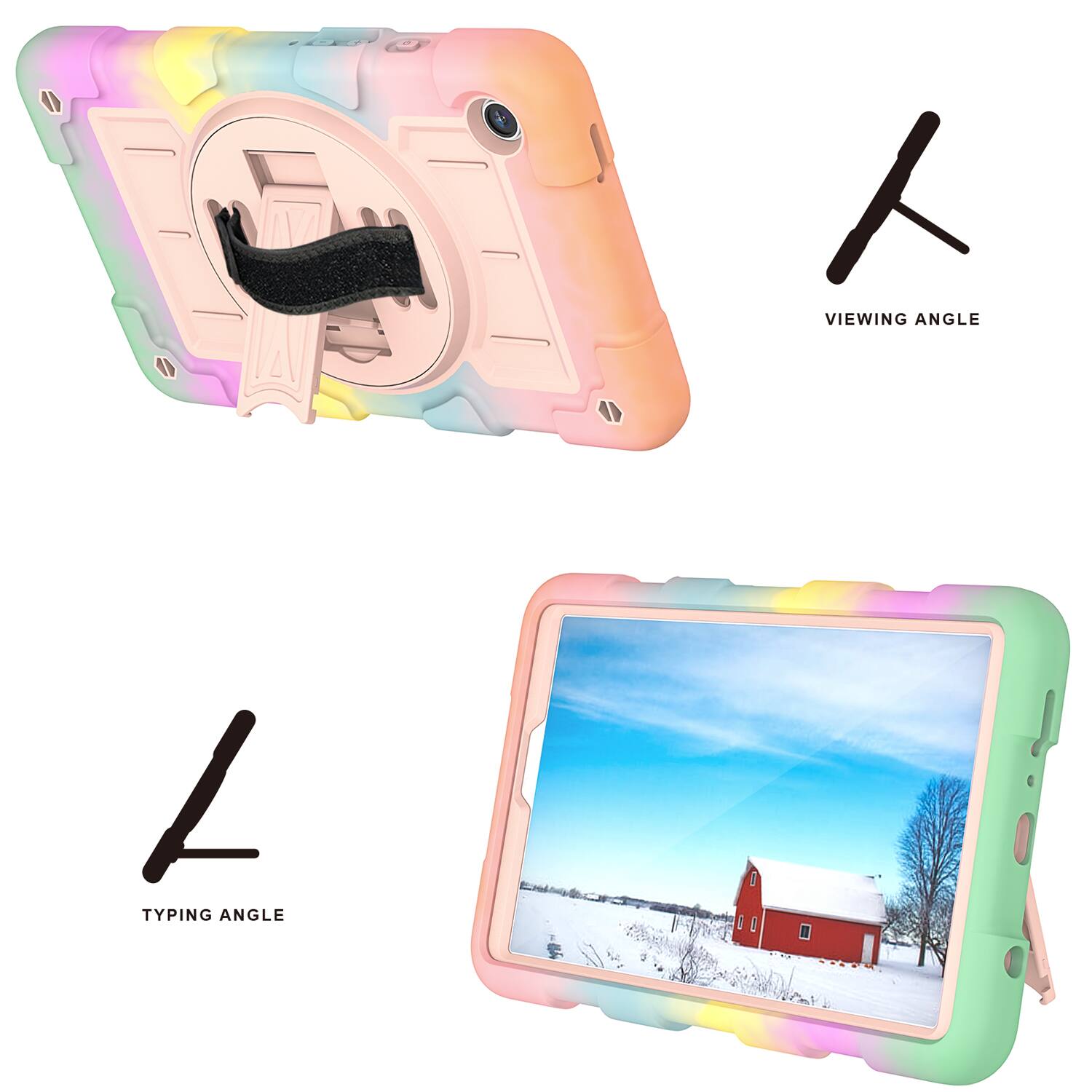 VIEWING ANGLE / TYPING ANGLE