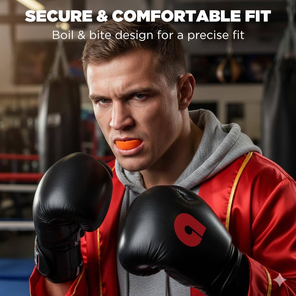 SECURE & COMFORTABLE FIT  
Boil & bite design for a precise fit