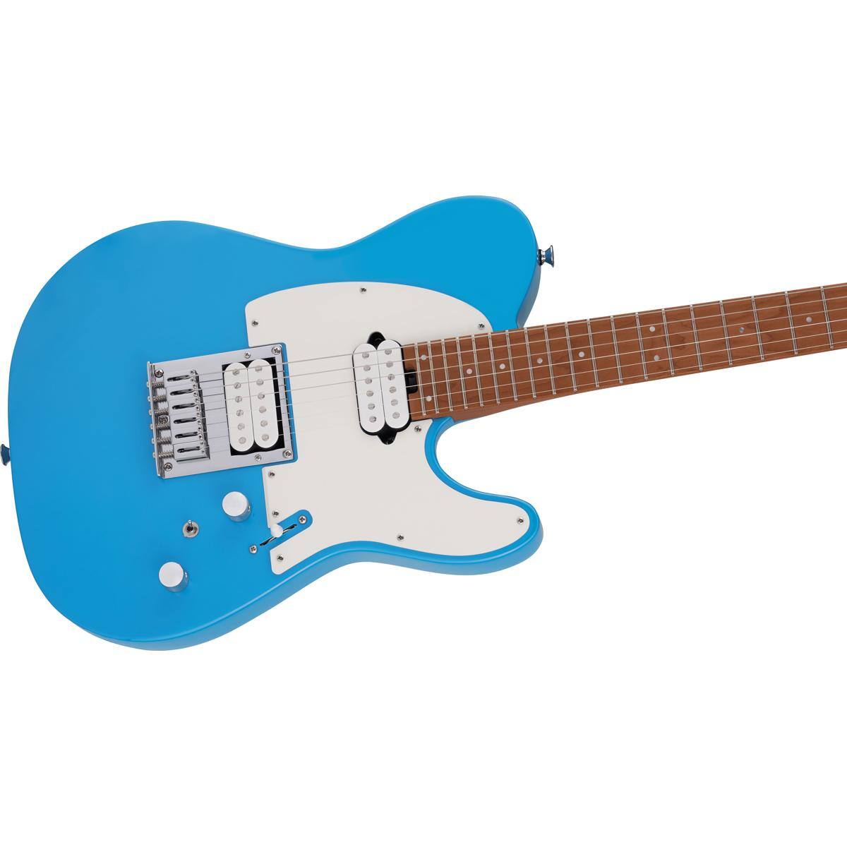 Alt View 5. Charvel - Charvel Pro-Mod So-Cal Style 2 24 HH HT CM Electric Guitar, Caramelized Fingerboard, Robin's Egg Blue.