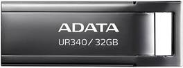 ADATA - UR340 USB 3.2 Gen1 Flash Drive Metal Splashproof Shockproof Dustproof 32GB - Black