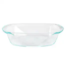 Gibson - Soho Lounge Carnegie Hill 12.6 inch x 8.3 Inch x 2.8 Inch Tempered Glass Lasagna Pan with Built in Handles - Clear