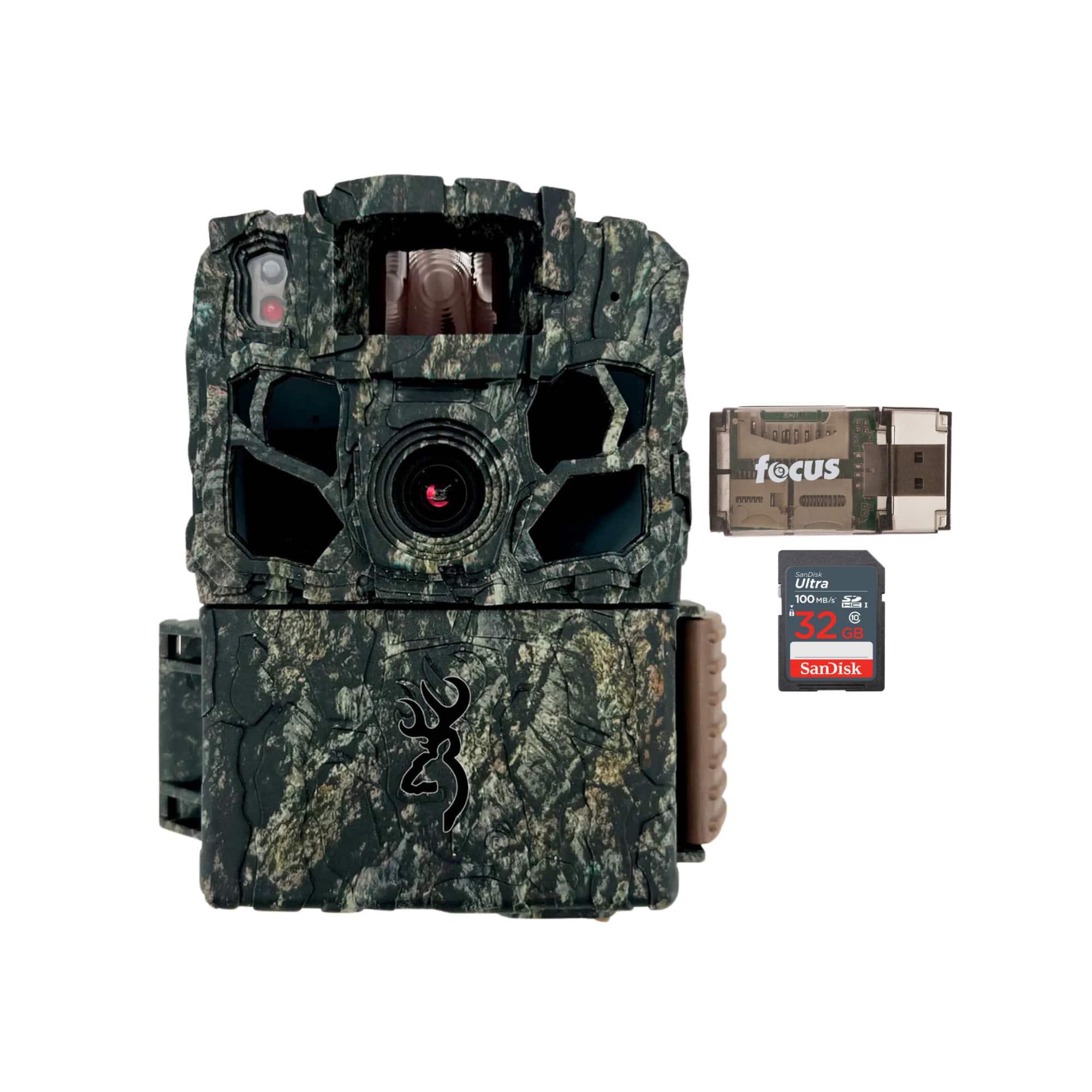 Browning - Trail Cameras - Dark Ops FHDR40 with 32GB Memory Card and Card Reader