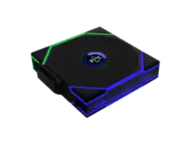 Lian Li - UNI Fan TL LCD 120 Wireless - Reverse Blade, Infinity Mirror, 2.4 GHz Control - (12RTLLCD1W1B) - Black