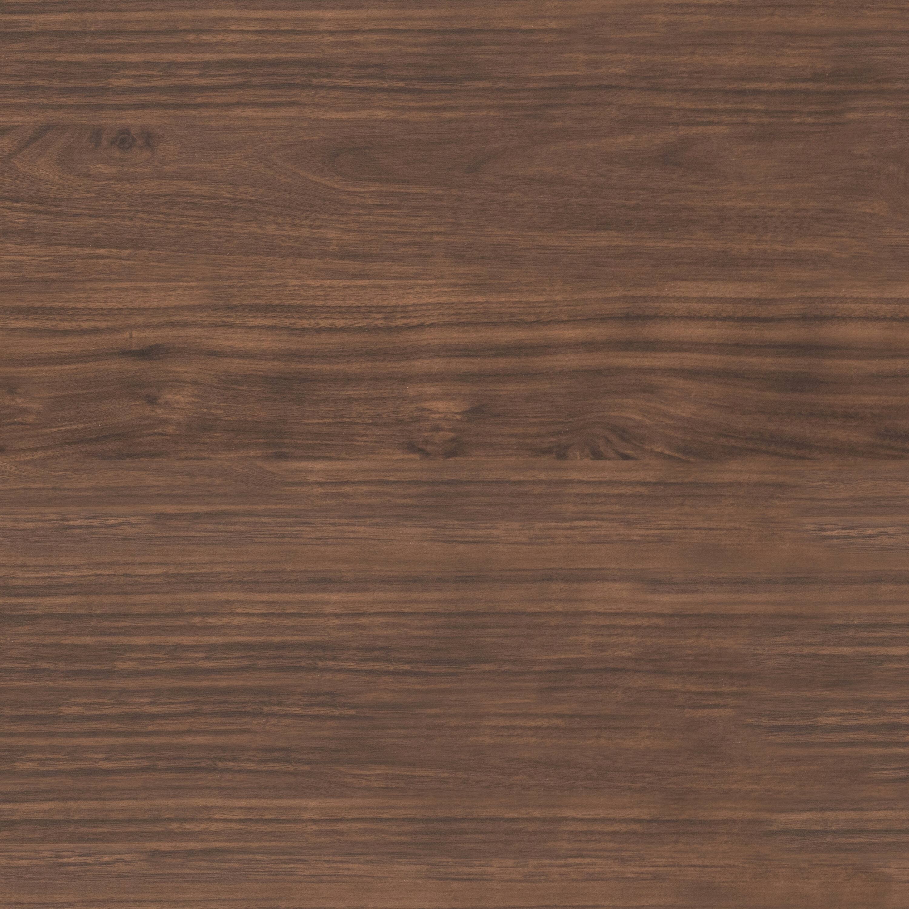 Alt View 20. Martha Stewart - Noah Walnut Wood Grain Parsons Desk - Walnut Top/Polished Brass Frame.