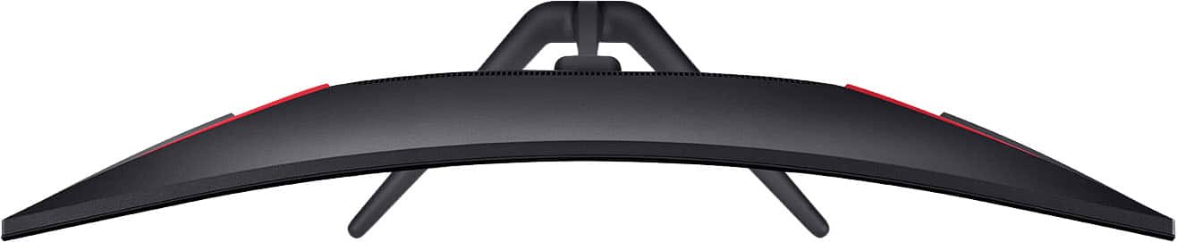 Alt View 5. Acer - Nitro ED340CUR Gaming 34” 1500R 21:9 Curved QHD 120Hz 1ms FreeSync Premium Gaming Monitor with HDR10 (DisplayPort, HDMI) - Black.