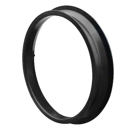Front. XPOWER - 16" Diameter Axial Fan Duct Hose Adapter Kit - Black.