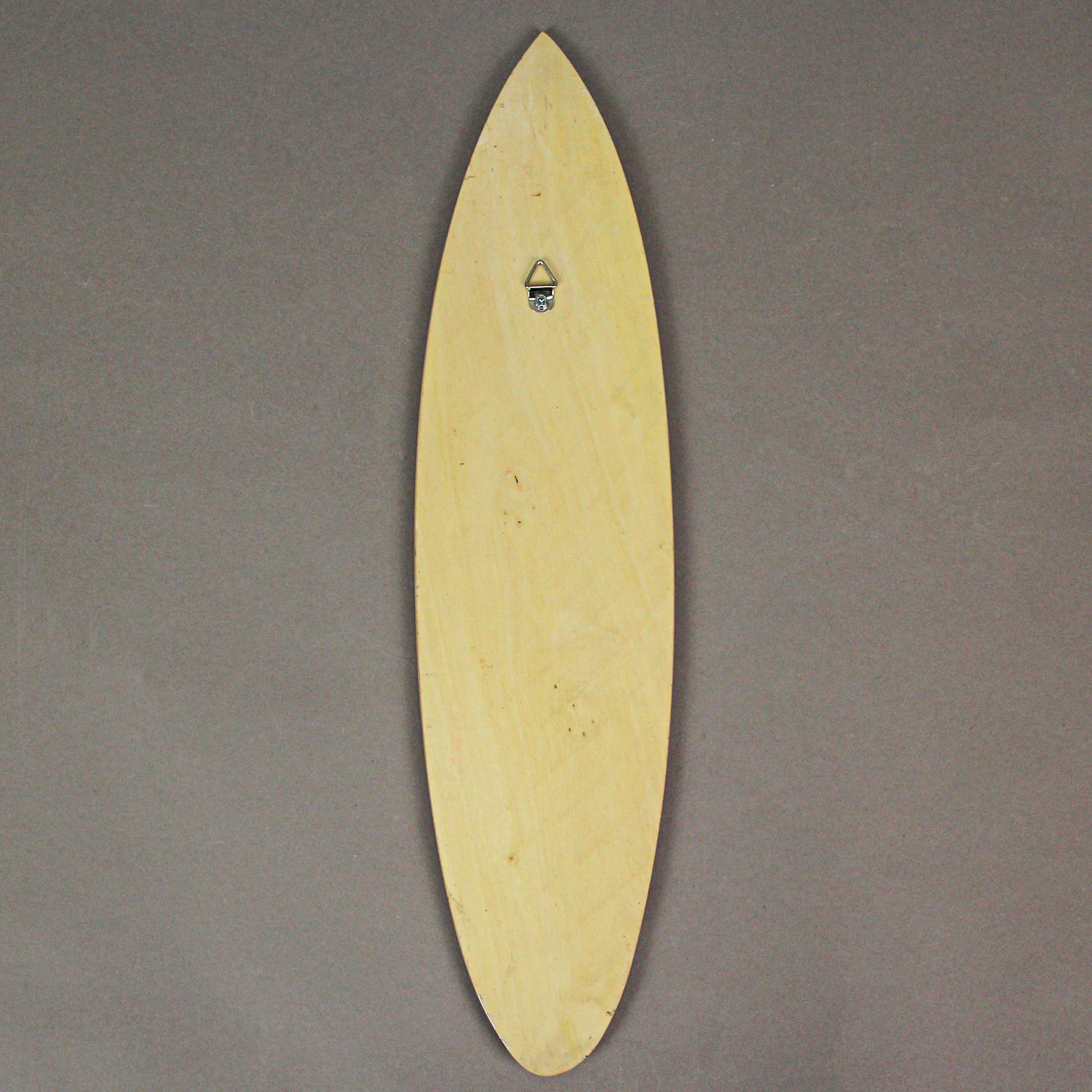 Alt View 6. Zeckos - Set of 6 Handcrafted Wood Surfboard Wall Sculptures Beach-Themed Home Decor - Multicolored.